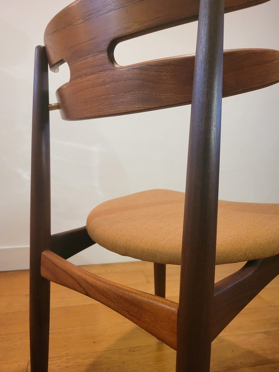 Image 1 of Vintage Eetkamerstoelen Van Johannes Andersen Voor Bramin