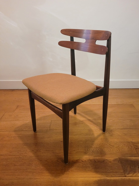Image 1 of Vintage Eetkamerstoelen Van Johannes Andersen Voor Bramin