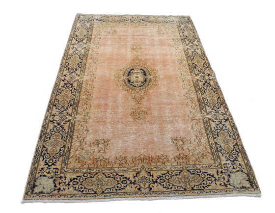 Image 1 of Origineel handgeknoopt Perzisch Tapijt Vintage Art Modern Kirman 212 X 122 Cm Top Conditie