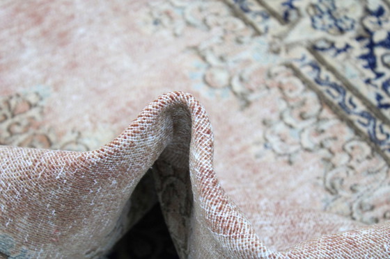 Image 1 of Origineel handgeknoopt Perzisch Tapijt Vintage Art Modern Kirman 212 X 122 Cm Top Conditie