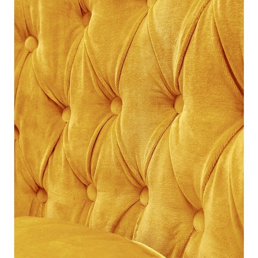 Paar fluwelen fauteuils uit de Mid Century, 1950