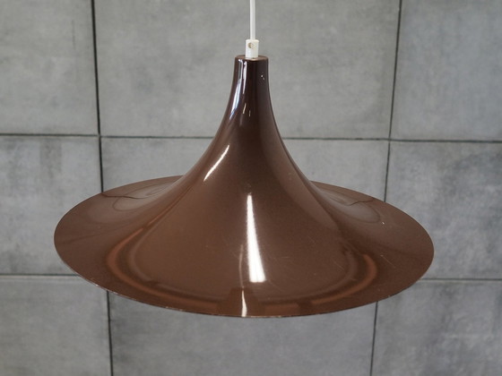 Image 1 of Bruine hanglamp, Deens ontwerp, 1960S, Productie: Denemarken