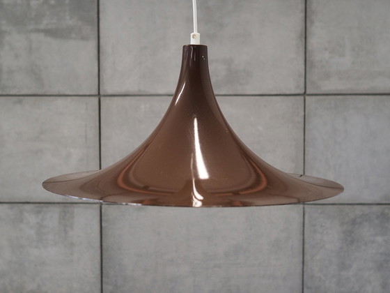 Image 1 of Bruine hanglamp, Deens ontwerp, 1960S, Productie: Denemarken