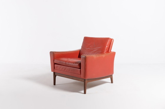 Image 1 of Deense Mid Century Moderne lounge stoel uit 1960