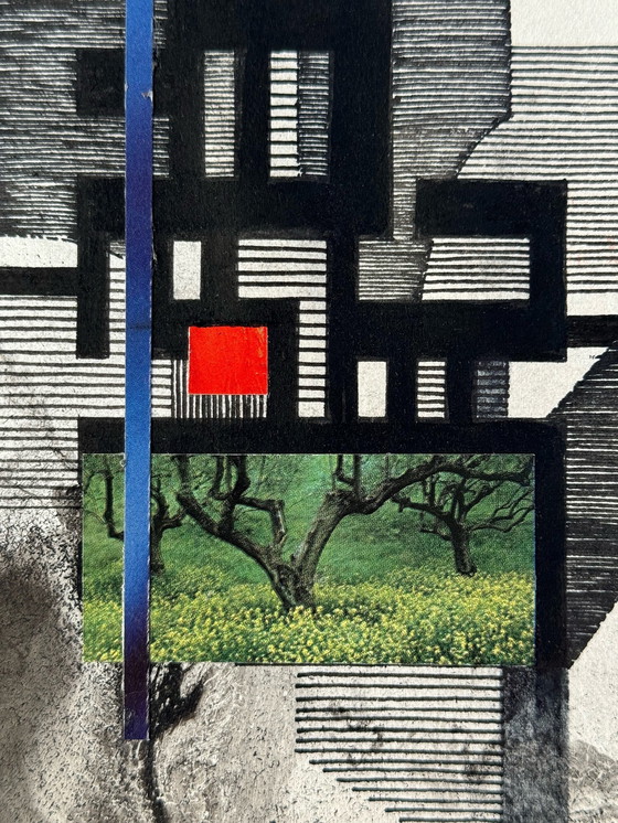 Image 1 of Abstracte compositie- 1974 - Eugène Eechaut (1928-2019)