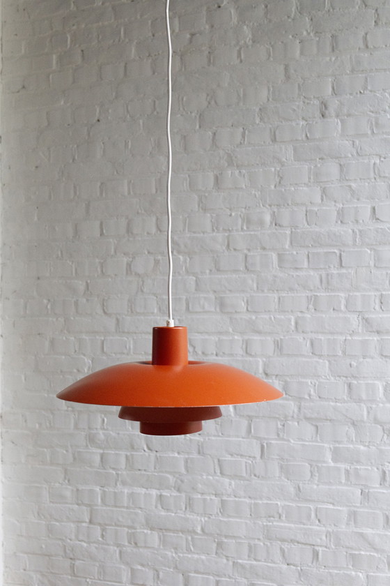 Image 1 of Louis Poulsen Oranje Ph 4/3 Hanglamp Door Poul Henningsen