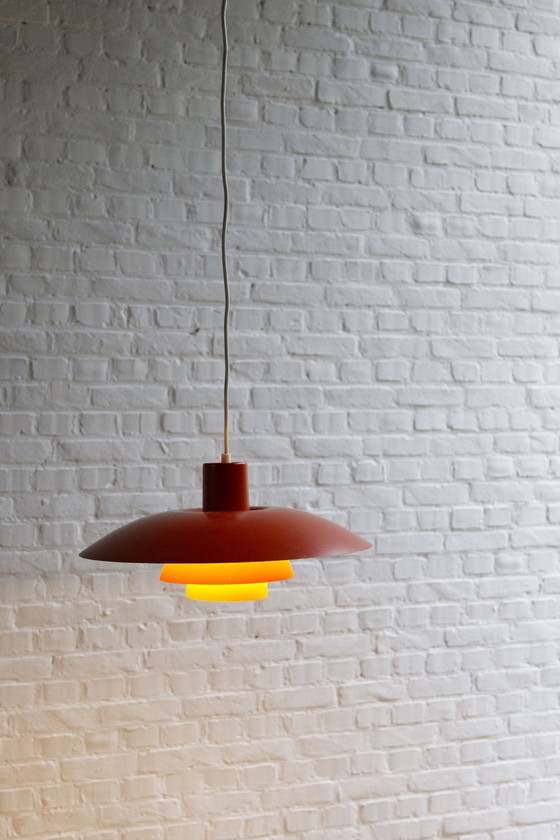 Image 1 of Louis Poulsen Oranje Ph 4/3 Hanglamp Door Poul Henningsen