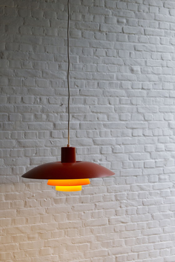 Image 1 of Louis Poulsen Oranje Ph 4/3 Hanglamp Door Poul Henningsen