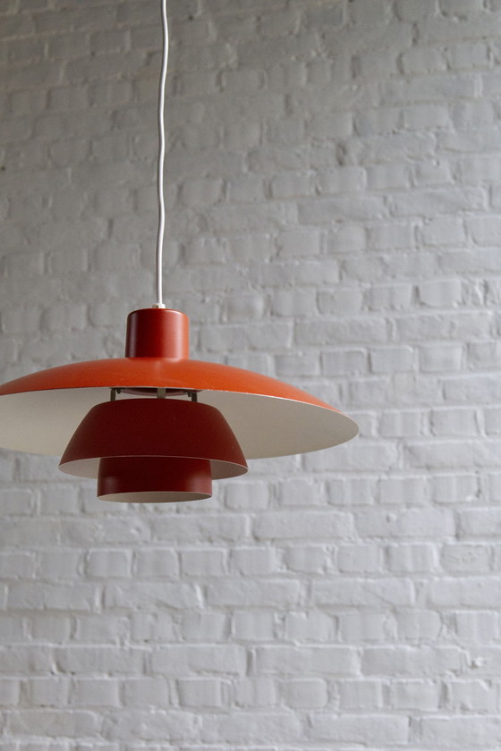 Image 1 of Louis Poulsen Oranje Ph 4/3 Hanglamp Door Poul Henningsen