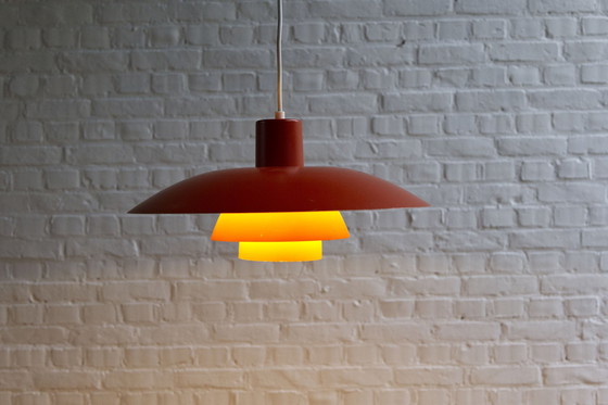 Image 1 of Louis Poulsen Oranje Ph 4/3 Hanglamp Door Poul Henningsen