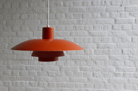 Image 1 of Louis Poulsen Oranje Ph 4/3 Hanglamp Door Poul Henningsen