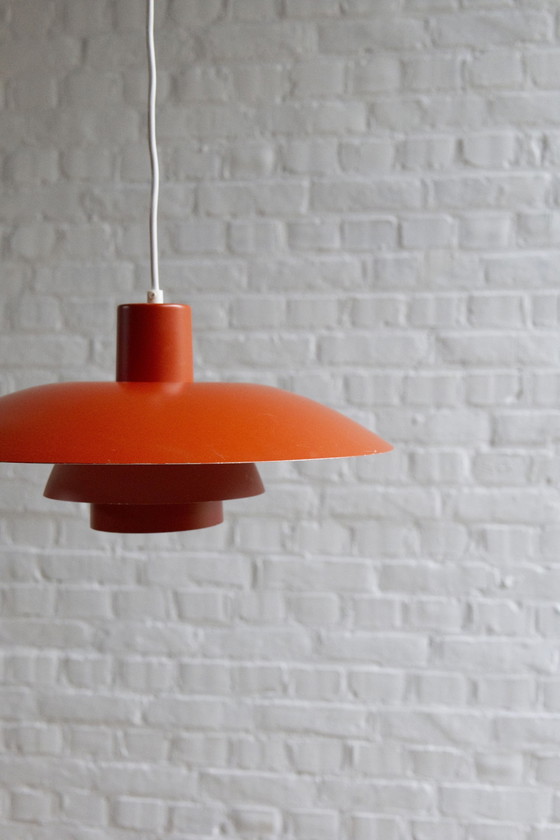 Image 1 of Louis Poulsen Oranje Ph 4/3 Hanglamp Door Poul Henningsen