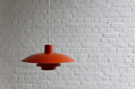 Image 1 of Louis Poulsen Oranje Ph 4/3 Hanglamp Door Poul Henningsen