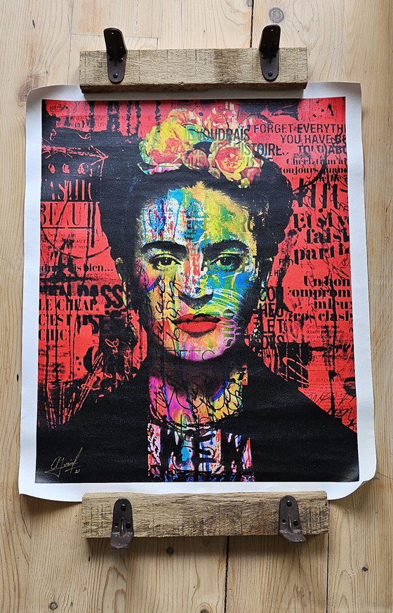 Image 1 of Giclée print Frida Kahlo #3-10