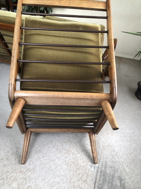 Image 1 of De Ster Geldermalsen Bankstel Met 2 Fauteuils