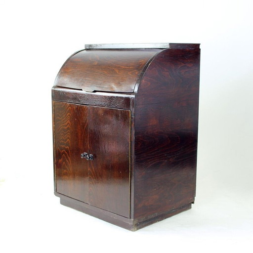 Vintage eikenhouten dressoir, Tsjecho-Slowakije 1950