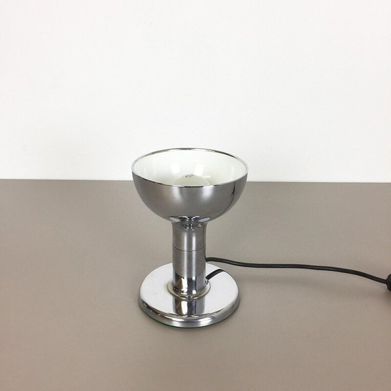 Image 1 of Vintage zilver metalen tafellamp voor Cosack, Duitsland 1970