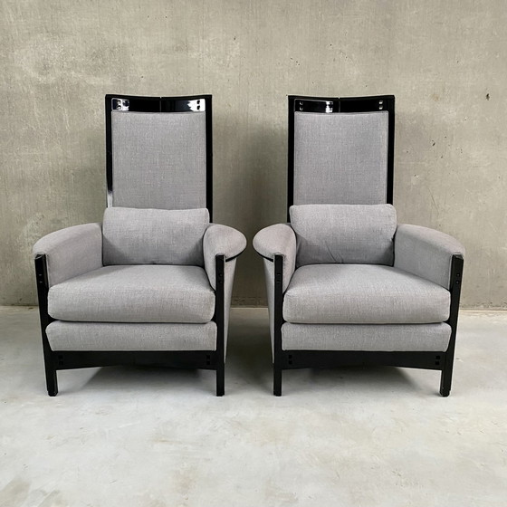 Image 1 of 2 X Giorgetti Fauteuils Italiaans Design Umberto Asnago