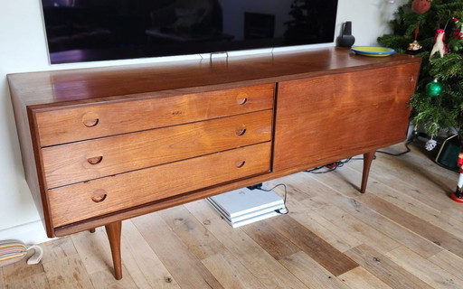 Mid Century Danish Teak Design Sideboard With Drawers