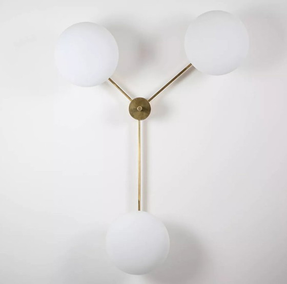 Image 1 of Messing Triënnale Plafondlamp