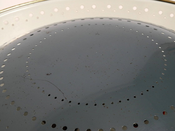 Image 1 of Zeer Zeldzame Mid Century Moderne Metalen Plafond- of Wandlamp Door Ernest Igl Voor Hillebrand