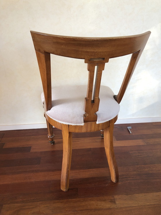 Image 1 of Vintage Eetkamerset Met Zes Stoelen