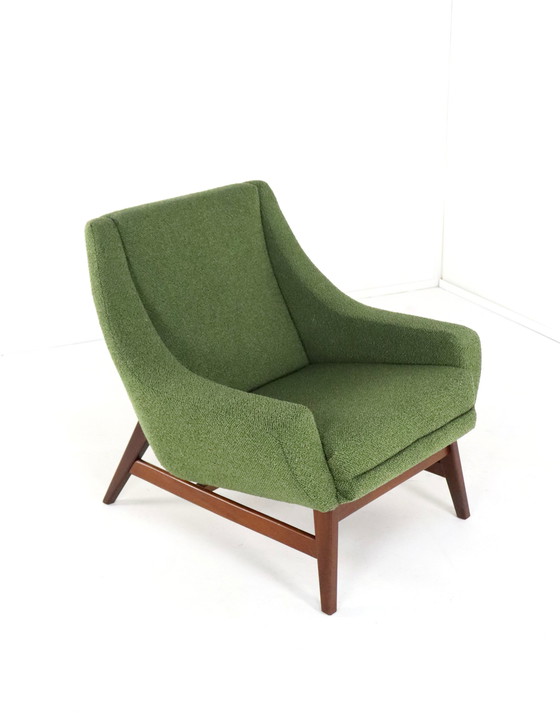 Image 1 of Midcentury Fauteuil 'Geleen' Nieuw Gestoffeerd Vintage