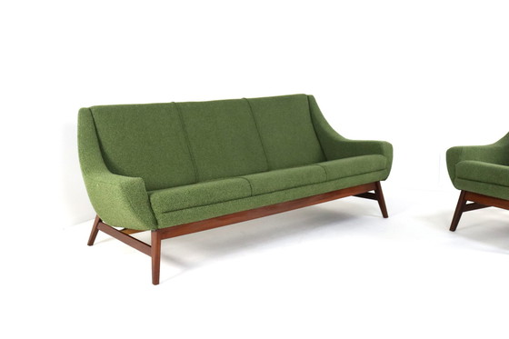Image 1 of Midcentury Fauteuil 'Geleen' Nieuw Gestoffeerd Vintage
