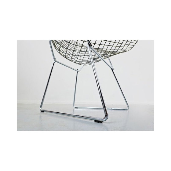 Image 1 of Vintage Diamond Stoel Door Harry Bertoia Voor Knoll International