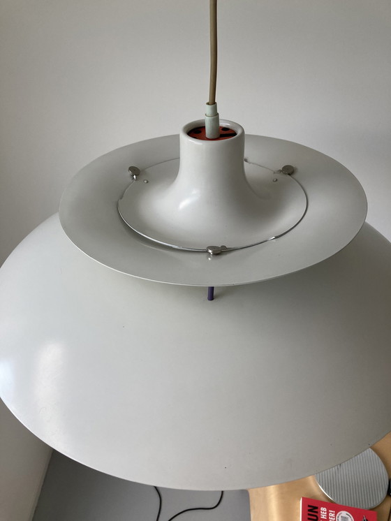 Image 1 of Ph5 Lamp Louis Poulsen Wit Rood Blauw