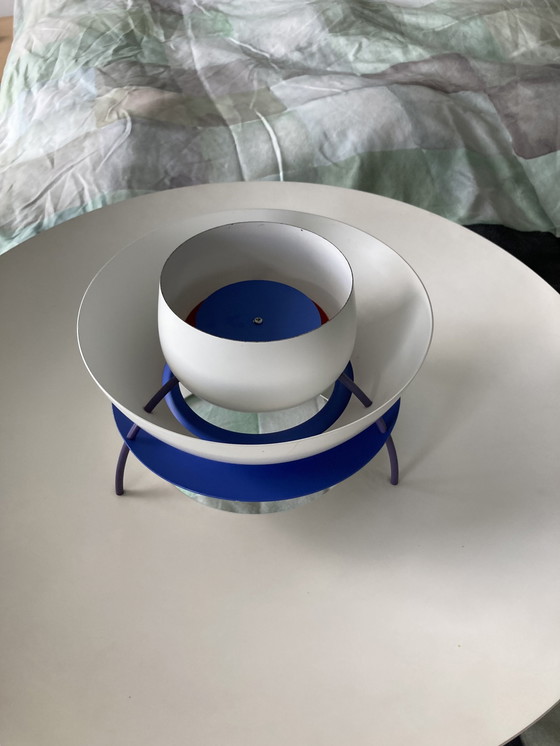 Image 1 of Ph5 Lamp Louis Poulsen Wit Rood Blauw