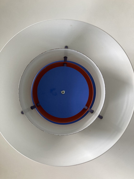 Image 1 of Ph5 Lamp Louis Poulsen Wit Rood Blauw