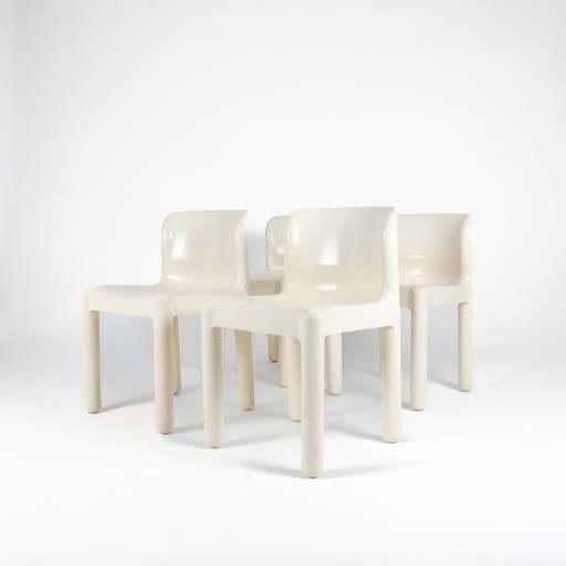 4x Kartell Carlo Bartoli model 4875 stoel