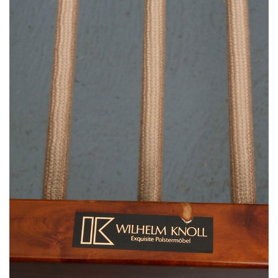 Image 1 of Vintage kersenhouten fauteuil van Wilhelm Knoll, Duitsland 1960