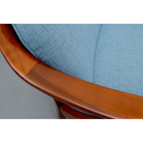 Image 1 of Vintage kersenhouten fauteuil van Wilhelm Knoll, Duitsland 1960