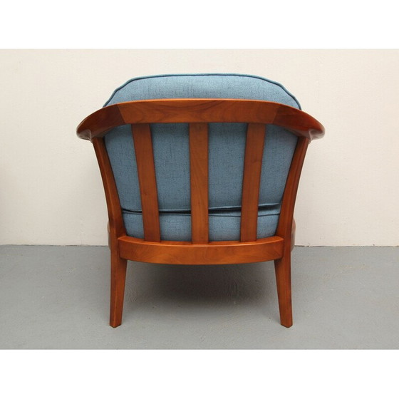 Image 1 of Vintage kersenhouten fauteuil van Wilhelm Knoll, Duitsland 1960