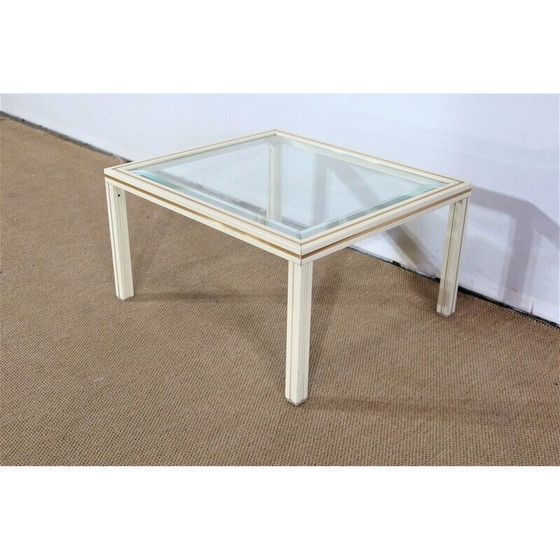 Image 1 of Vintage salontafel met hoofdeinde voor bank door Pierre Vandel, 1970