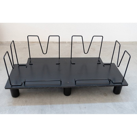 Image 1 of Vintage woonkamer set in oranje leer van Mario Marenco voor Arflex, 1970