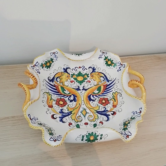 Image 1 of De deruta majolica middenstuk