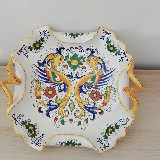 Image 1 of De deruta majolica middenstuk