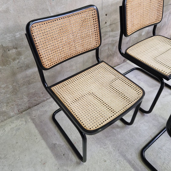 Image 1 of 6 Vintage Webbing Stoelen 