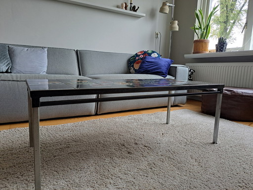 Retro Vintage Keramiek tegeltafel - salontafel - Adri jaren 60