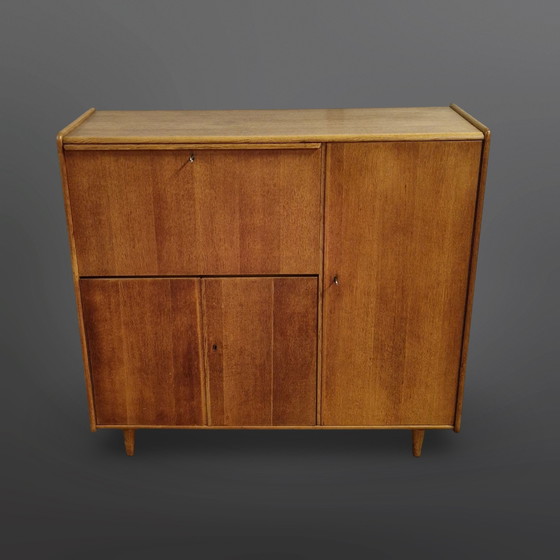 Image 1 of Mid century EC09 secretaire van Cees Braakman voor Pastoe, Nederland 1950s