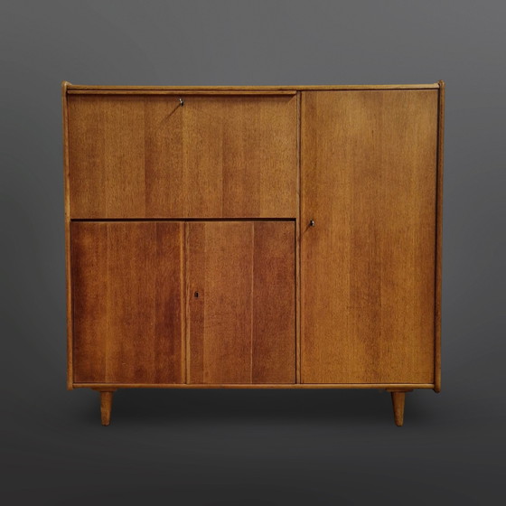 Image 1 of Mid century EC09 secretaire van Cees Braakman voor Pastoe, Nederland 1950s