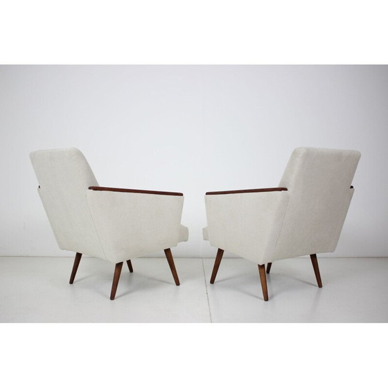 Image 1 of Paar vintage fauteuils Tsjecho-Slowakije 1960