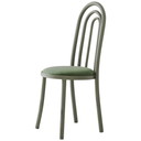 Vintage Italiaans  stoel "Arches" in groen stalen buis