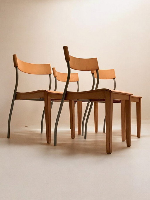 Tina Christensen - Suite van vier "Nordisk" stoelen - Ikea - C. 2000