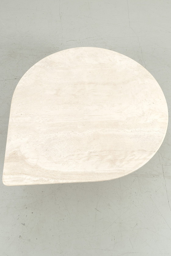 Image 1 of Vintage travertin salontafel