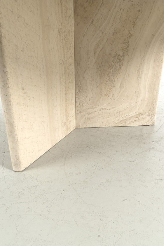 Image 1 of Vintage travertin salontafel