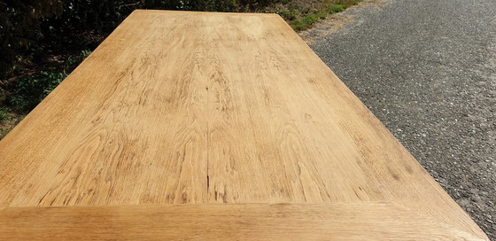 Image 1 of Tafel Blank Houten. Wit Kloostertafel